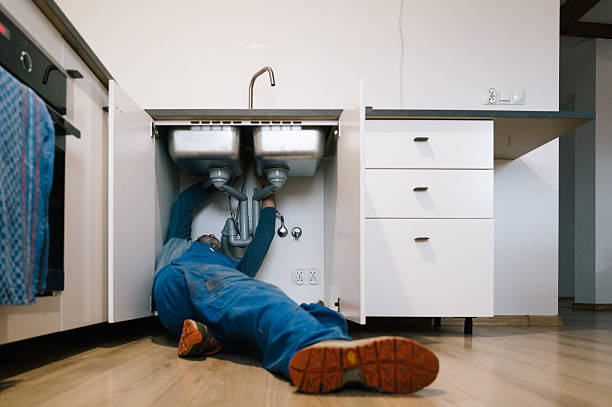 Professional Emergency Plumber technician working in Marstons Mills, MA
